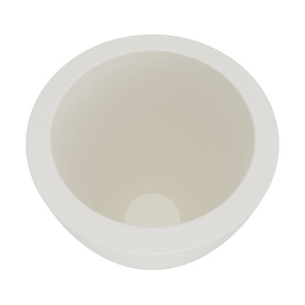 Polyester plantenbak Ø 51x59 cm - Zuiver Wit (RAL 9010)