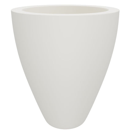 Polyester plantenbak Ø 80x100 cm -Zuiver Wit (RAL 9010)