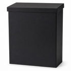 Zwarte Wandbrievenbus GB026 Bovenuitname (RAL 9005)