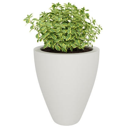GARDRA Polyester plantenbak Ø 68x80 cm - Zuiver Wit (RAL 9010) - Doika - Plantenbak - GARDRA -  - DOIKA-DP-2 9010