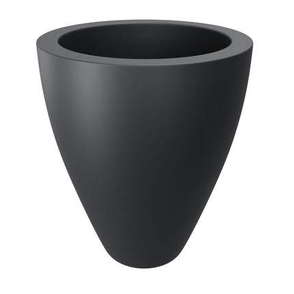 GARDRA Polyester plantenbak Ø 80x100 cm - Zwartgrijs RAL (7021) - Doika - Plantenbak - GARDRA -  - DOIKA-DP-4 7021