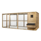 Chicken coop Luke 448 x 179 x 183 cm - Impregnated wood