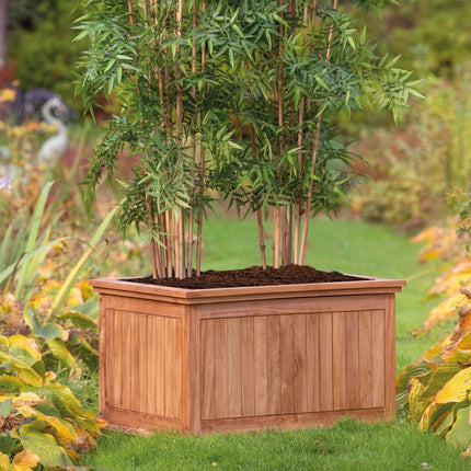 Langwerpige houten plantenbak 82 x 82 x 47 cm - Doika - Plantenbak - Doika -  - P002459