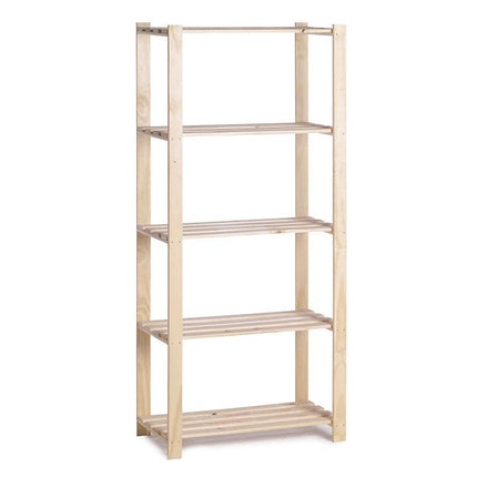 Practo Houten opbergrek 175x80x40 cm – 5 legborden - Doika - Opbergrekken - Practo Home -  - H226