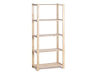 Practo Houten opbergrek 175x80x40 cm – 5 legborden - Doika - Opbergrekken - Practo Home -  - H226