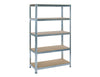 Practo Metalen Rek Heavy Duty 180x120x45 cm – 5 legborden – Grijs - Doika - Opbergrekken - Practo Home -  - M18012045.5