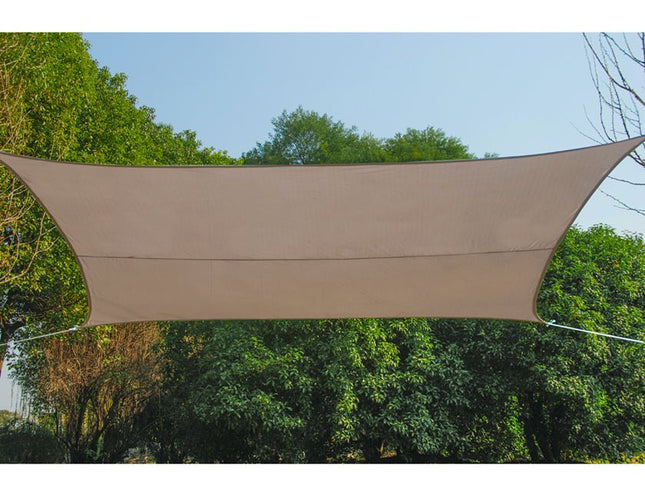 Practo Schaduwzeil polyester 360x360 cm - taupe - Doika - Schaduwzeil - Practo Garden -  - SZ003T