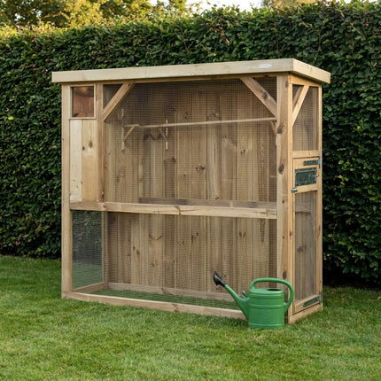 Voldux Volière R1 links 215 x 70 x 185 cm