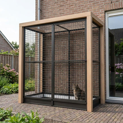 Ren Valentijn 193 x 99 x 202 - Aluminium - Doika - Ren - Glorenza - 8720094050812 - 8720094050812