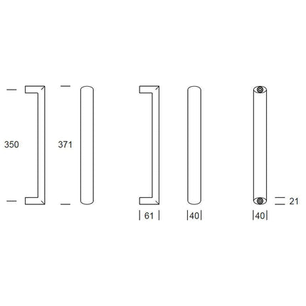 Shuffle Voordeurset rond met Moskou 350 zwart - Doika - Voordeurset - Shuffle - 8717727200089 - N1902797