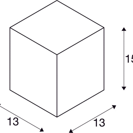 Lámpara de exterior SLV BIG THEO IP44 Blanca