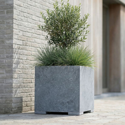 Vierkante arduinen plantenbak met bodem 30x30x32 cm - Modern - Doika - Plantenbak - Doika - 5420024201019 - Square modern  30x30x32 (2 cm)