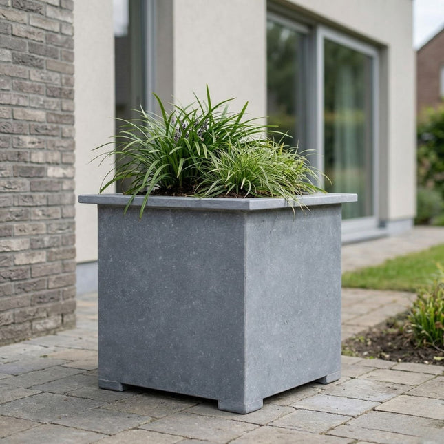 Vierkante arduinen plantenbak met bodem 60x60x64 cm - Doika - Plantenbak - Doika - 5420024201224 - Square classic 60x60x64 (2 cm)