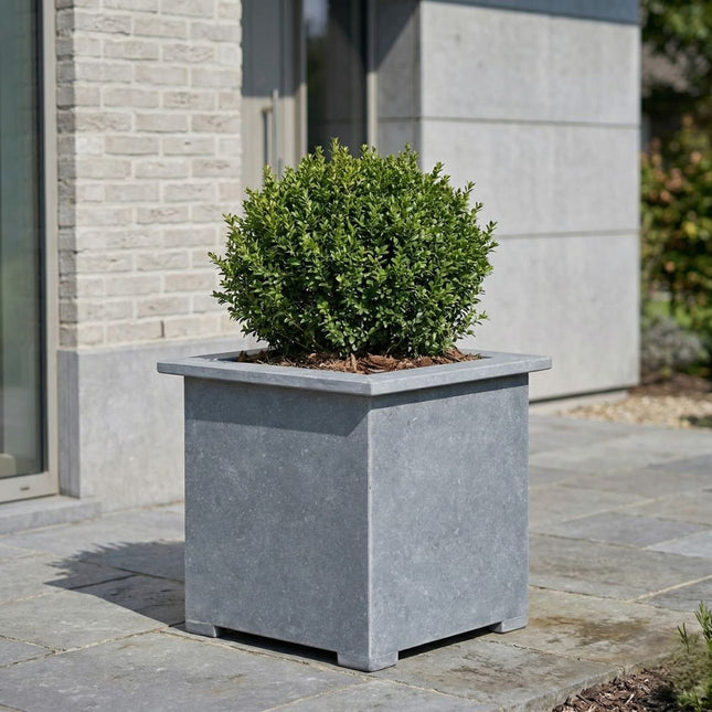 Vierkante arduinen plantenbak met bodem 80x80x84 cm - Doika - Plantenbak - Doika - 5420024201125 - Square classic 80x80x84 (3 cm)