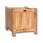 Vierkante houten plantenbak met poten 45 x 45 x 47 cm - Doika - Plantenbak - Doika -  - P002453