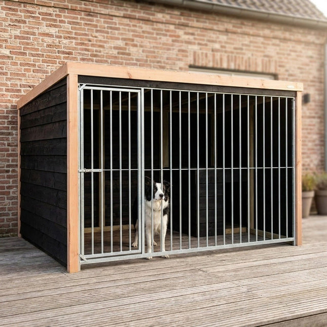 Voldux Hondenhok Bo 314 x 203 x 196 cm - Doika - Hondenkennel - Voldux - 8720569173213 - 8720569173213