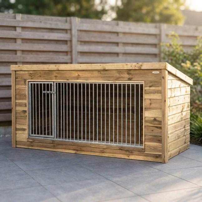 Voldux Hondenhok Luna 260 x 130 x 132 cm - Doika - Hondenhok - Voldux - 8720569162279 - 8720569162279
