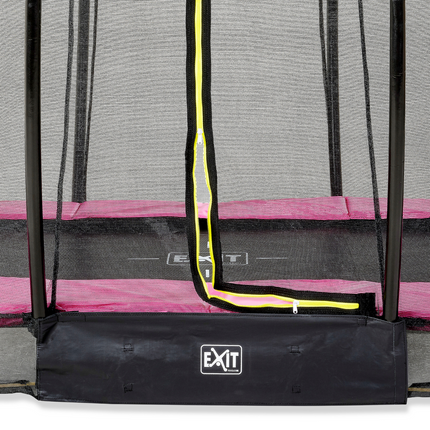 EXIT Silhouette in-ground trampoline ø427cm with safety net - pink