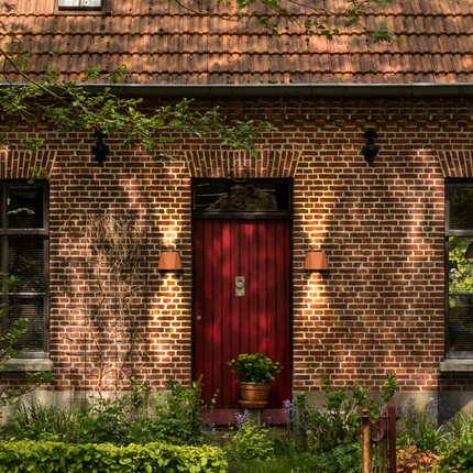 Facet lamba korten çeliği 14x14x13cm (DxBxH)