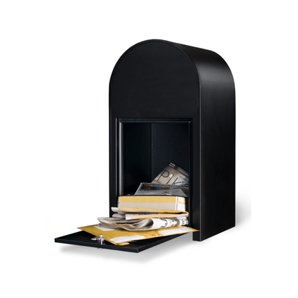 Bobi Grande B RAL 9005 zwart (structuur) - Doika - Brievenbus - Bobi - 6417237034274 - 01.01.10.35 str. zwart RAL9005