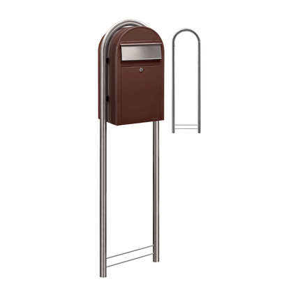Bobi Grande RAL 8017 donkerbruin - Doika - Brievenbus - Bobi - 6417237033260 - 01.01.02.30 d.bruin RAL8017