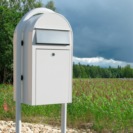 Bobi Grande RAL 9016 wit - Doika - Brievenbus - Bobi - 6417237033284 - 01.01.02.40 wit RAL9016