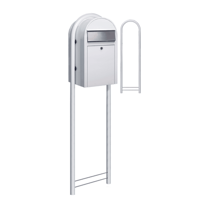 Bobi Grande RAL 9016 wit - Doika - Brievenbus - Bobi - 6417237033284 - 01.01.02.40 wit RAL9016
