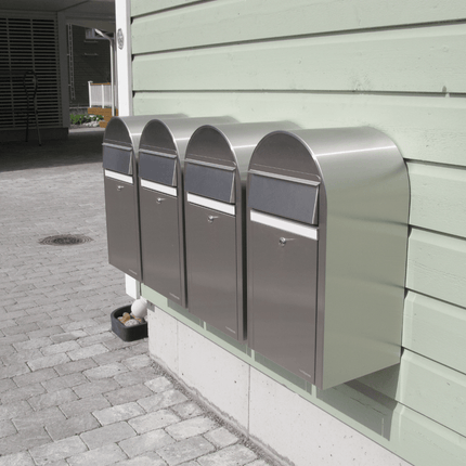 Bobi Grande RVS - Doika - Brievenbus - Bobi - 6417237033116 - 01.01.02.60 RVS