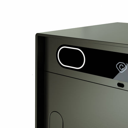 Custo Slimme Pakketbrievenbus Custo1s Aluminium Fog - wandmodel - Doika BV - Pakketbrievenbus - Custo - 5419980328236 - Custo 1s Aluminium Fog