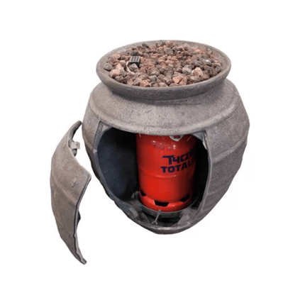 Elementi Katla vuurtafel 59x70 cm (ØxH) Bruin - Doika BV - Vuurtafel - Elementi - 4260107317357 - OFG609