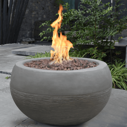 Elementi Marra vuurtafel Ø 68 x H 45 cm vezelbeton - Doika BV - Vuurtafel - Elementi - 4260107318118 - OFG117