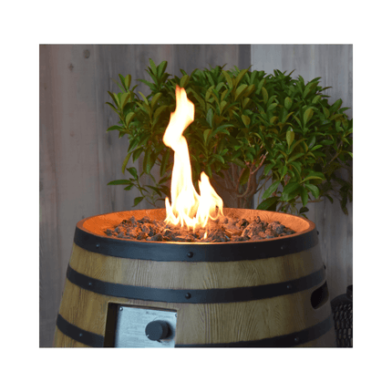 Elementi Porvoo ronde vuurtafel Ø 68 x 82 cm hout - Doika BV - Vuurtafel - Elementi - 4260107316039 - OFG615