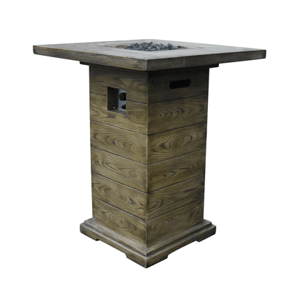 Elementi Rova bar vuurtafel 87 x 87 x 106 cm bruin - Doika BV - Vuurtafel - Elementi - 4260107316022 - OFG224