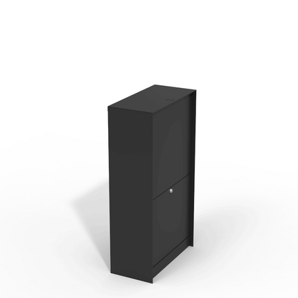 eSafe Dropbox Medium Pakketbrievenbus Zwartgrijs RAL 7016 - Doika BV - Pakketbrievenbus - eSafe - -