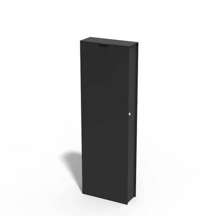 eSafe Fenix Top Small Pakketbrievenbus Grijs aluminiumkleurig RAL 9007 - Doika BV - Pakketbrievenbus - eSafe - -