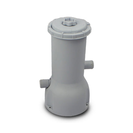 EXIT Black Leather zwembad ø488x122cm met filterpomp - zwart - Doika BV - Ronde zwembaden - EXIT Toys - 8720088267820 - 30.22.16.20