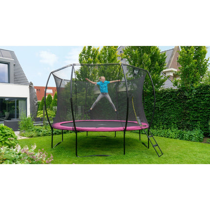EXIT Silhouette trampoline ø427cm - roze - Doika BV - Trampoline - EXIT Toys - 8719743250338 - 12.93.14.60