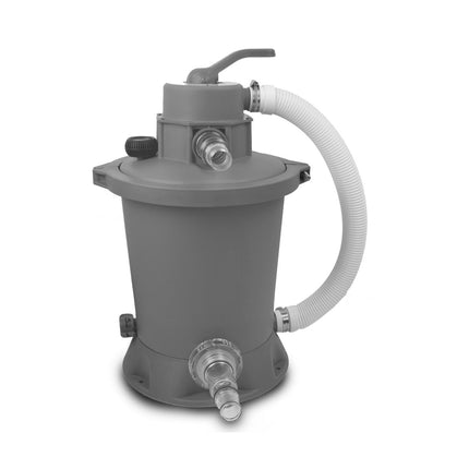 EXIT Wood zwembad 540x250x100cm met zandfilterpomp en overkapping en warmtepomp - bruin - Doika BV - Rechthoekige zwembaden - EXIT Toys - 8720088263242 - 30.57.53.10