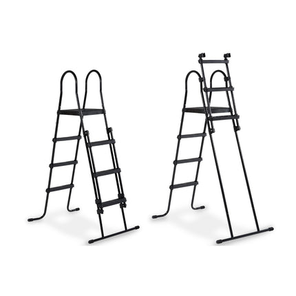 EXIT Wood zwembad 540x250x122cm met filterpomp - bruin - Doika BV - Rechthoekige zwembaden - EXIT Toys - 8720088262160 - 30.22.53.10