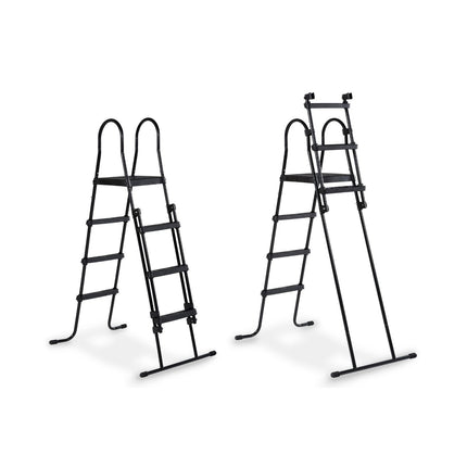 EXIT Wood zwembad 540x250x122cm met zandfilterpomp en overkapping en warmtepomp - bruin - Doika BV - Rechthoekige zwembaden - EXIT Toys - 8720088263303 - 30.67.53.10