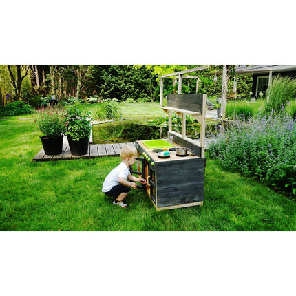 EXIT Yummy 200 houten buitenkeuken - naturel - Doika BV - Houten buitenkeukens - EXIT Toys - 8719874706285 - 51.10.20.00