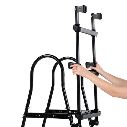 EXIT zwembadtrap voor framehoogte van 91-107cm - zwart - Doika BV - Zwembad accessoires - EXIT Toys - 8720088267394 - 30.93.43.00