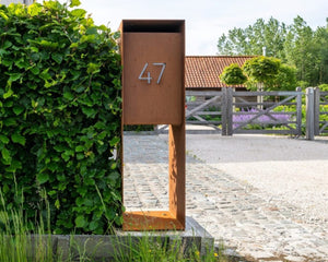 Geroba Brievenbus Carta Cortenstaal - Doika BV - Brievenbus - Geroba - CartaC1