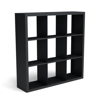 Geroba Houtopslag Beltza Metaal 150x38,5x150cm met 9 vakken - Doika BV - Houtopslag - Geroba - BeltzaDS43