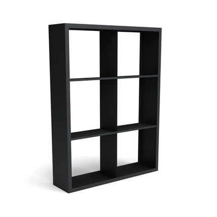 Geroba Houtopslag Beltza Metaal 150x38,5x200cm met 6 vakken - Doika BV - Houtopslag - Geroba - BeltzaDS62