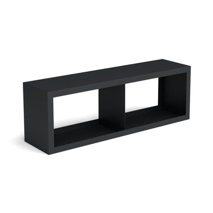 Geroba Houtopslag Beltza Metaal 150x38,5x50cm met 2 vakken - Doika BV - Houtopslag - Geroba - BeltzaDS71