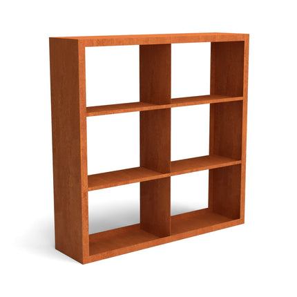 Geroba houtopslag Egura Cortenstaal 150x38,5x150cm met 6 vakken - Doika BV - Houtopslag - Geroba - EguraDC42