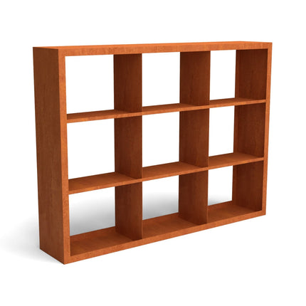 Geroba houtopslag Egura Cortenstaal 200x38,5x150cm met 9 vakken - Doika BV - Houtopslag - Geroba - EguraDC93