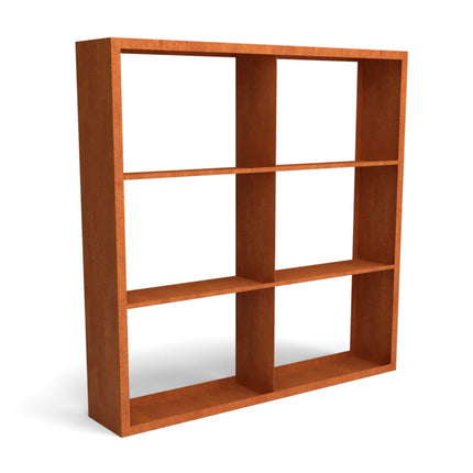 Geroba houtopslag Egura Cortenstaal 200x38,5x200cm met 6 vakken - Doika BV - Houtopslag - Geroba - EguraDC102