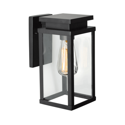 KS Verlichting Jersey Wandlamp L zwart 13x18x27 cm - Doika - Buitenverlichting - KS verlichting - 8714732735407 - 7354